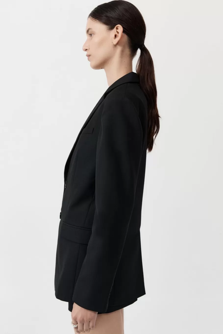 Outerwear | Tailoring | St. Agni Carter Blazer - BLACK