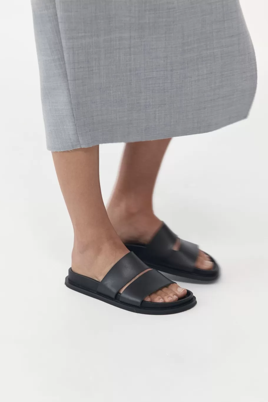 Slides | St. Agni Cut Out Slide - Black