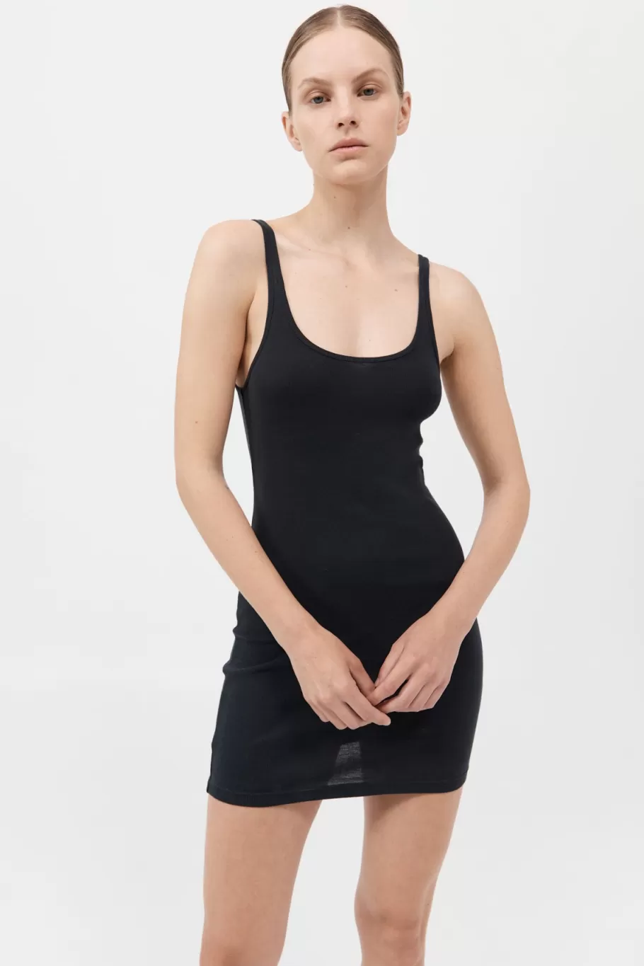 Dresses | Basics | St. Agni Organic Cotton Slip Dress - BLACK