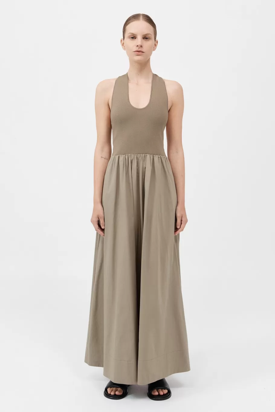 Dresses | St. Agni Plunge Neck Dress - SHADOW