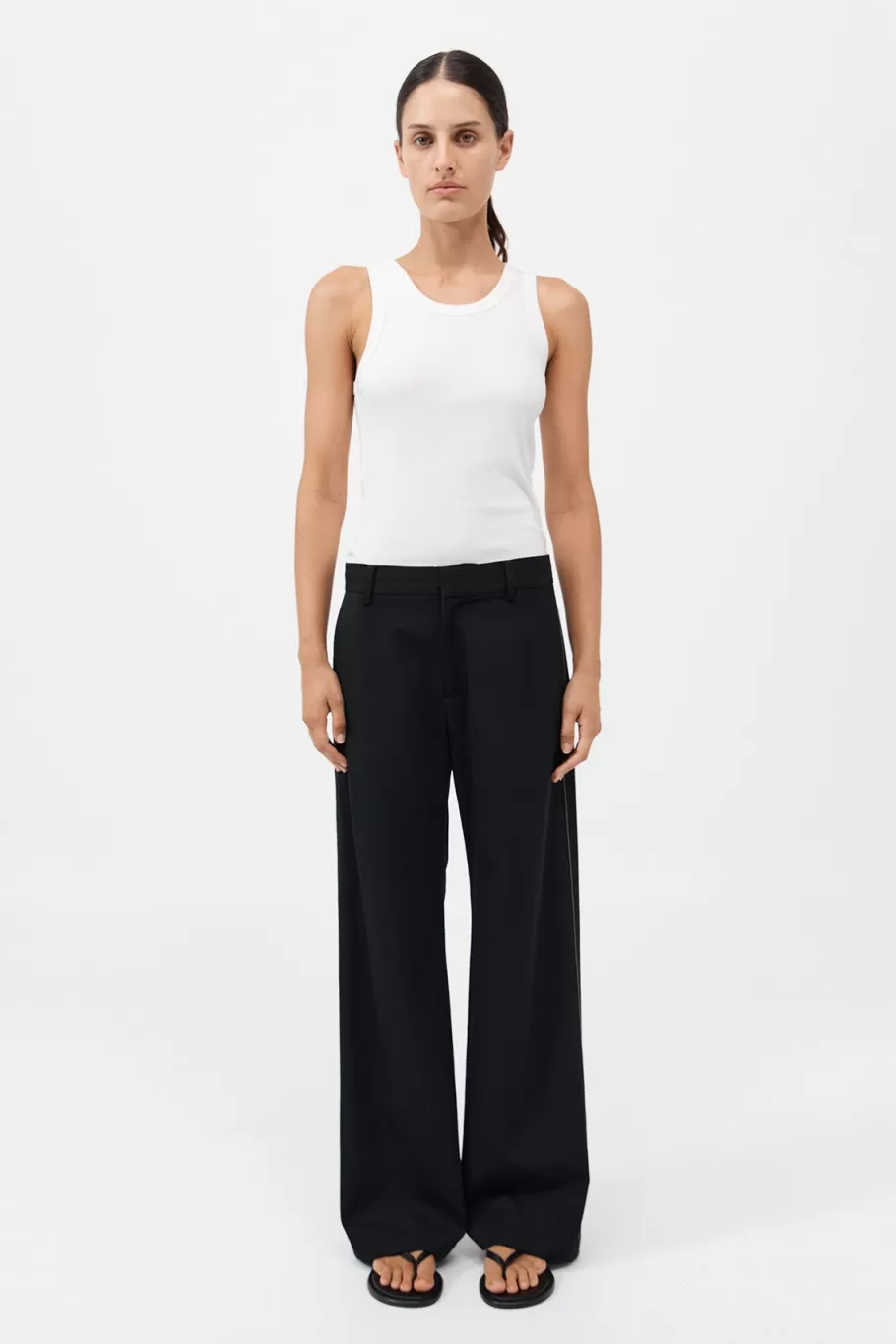 Tailoring | Pants | St. Agni Side Stripe Pants - Black