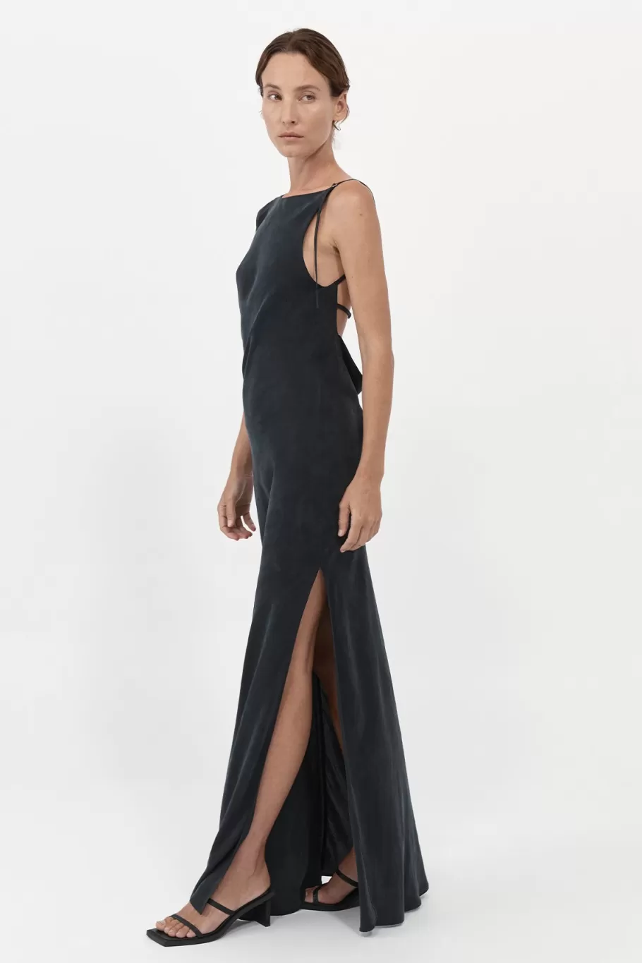 Dresses | St. Agni Sophia Drape Dress - WASHED BLACK