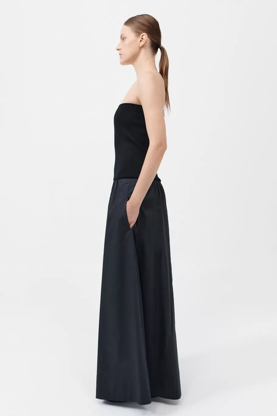 Dresses | St. Agni Strapless Dress - BLACK